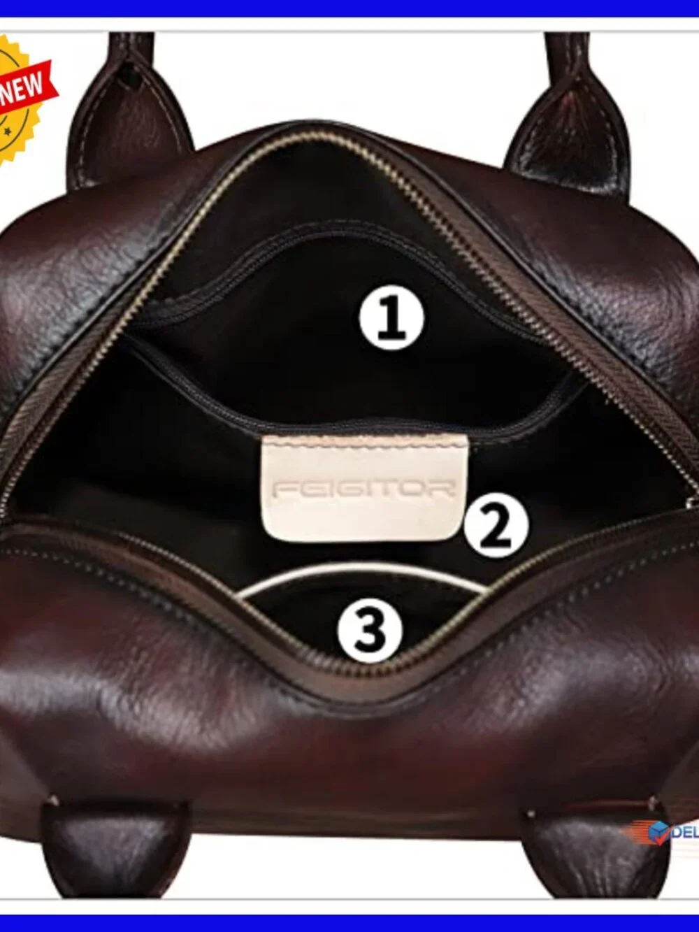 Genuine Leather Hobo Satchel Crossbody Shoulder Bag Handmade Vintage